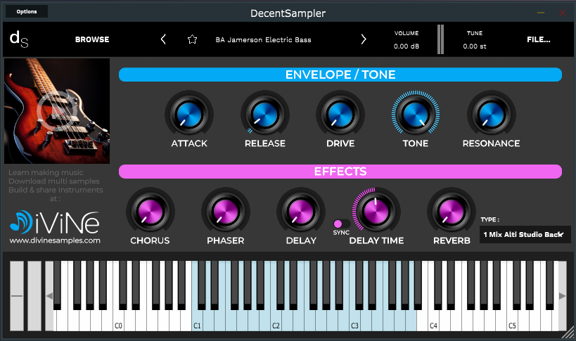 DiViNe Samples Instrument - Decent Sampler